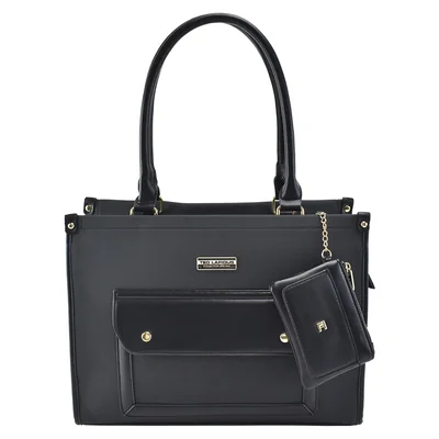 Bolsa Satchel Negro Ted Lapidus para Mujer