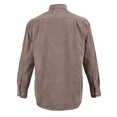 Camisa Casual Relaxed Fit de Pana Inviernal Cavalatti para Hombre