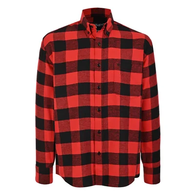 Camisa Casual Relaxed Fit en Franela Inviernal Cavalatti para Hombre