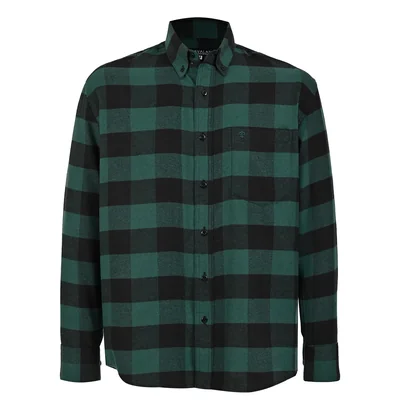 Camisa Casual Relaxed Fit en Franela Inviernal Cavalatti para Hombre