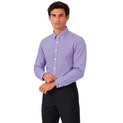 Camisa Color Bugambilia de Cuadros Formens para Hombre