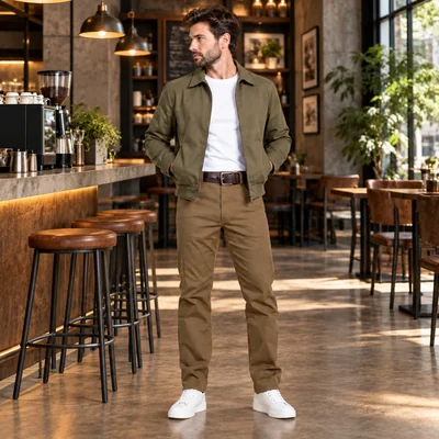 Pantalón Gabardina Hombre Khaky Edwards