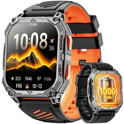 Reloj Inteligente Hwagol 1000mAh Batería Linterna LED