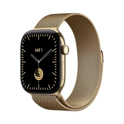 Apple Watch Series 12 GPS Cellular Caja Titanio Oro Radiante 46 mm
