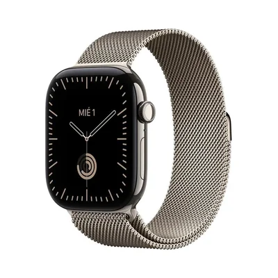 Apple Watch Series 12 GPS Cellular Caja Titanio Natural 46 mm Correa