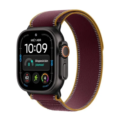 Apple Watch Ultra 4 GPS Celular Caja Titanio Negro Correa Trail
