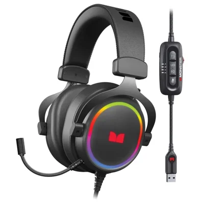 Auriculares Monster Alpha 7.1 RGB con Micrófono Desmontable