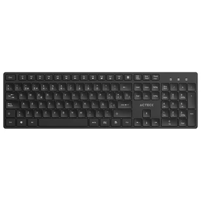 Teclado acteck ti555 inalámbrico silencioso chiclet ac-943468