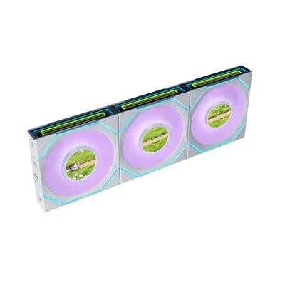 Ventiladores Lian Li SL-INF LCD Flex 120 - Pack de 3 color blanco