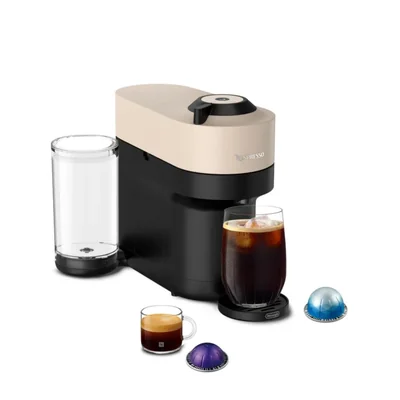Cafetera Nespresso Vertuo Pop+ Beige
