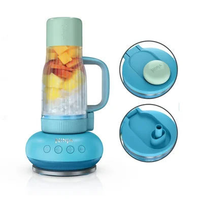 Ninja BlendBOSS Licuadora Portátil 1200W Vaso 770ml Azul DB351BL