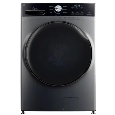 Lavadora Midea Titan Wash 21 Kilos Carga Frontal Inverter Gris MH04W210S