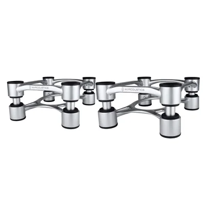 Soporte Isoacoustics Aperta200 Plata Con Inclinación - Venta Internacional.