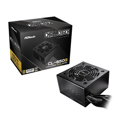 Fuente De Alimentación Asrock Challenger 650w 80 Plus Gold 5 Años - Venta Internacional.