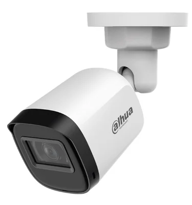 Camara Bullet Dahua Dh-hac-b1a21-u Color Blanco Lente De 2 Megapíxeles Lente De 2.8 Mm, 30 Metros De Ir, 100 Grados De Apertura