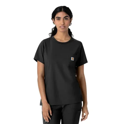 CAMISETA Carhartt Mujer Cuello Redondo con 1 Bolsillo