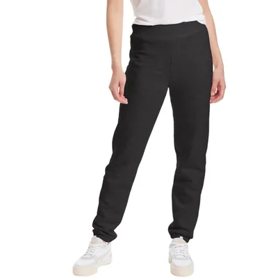 Pantalón de chándal Hanes EcoSmart con puños ajustados para mujer Ébano talla M