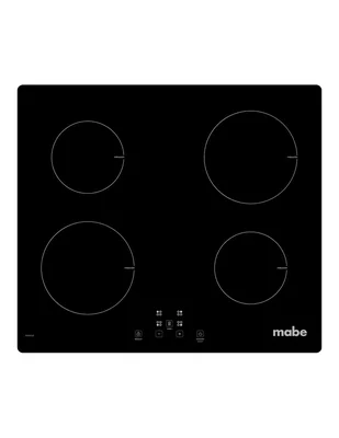 Parrilla De Inducción Mabe Pm64iv0 Empotrable 60 Cm 4 Zonas Cristal Negro Control Táctil