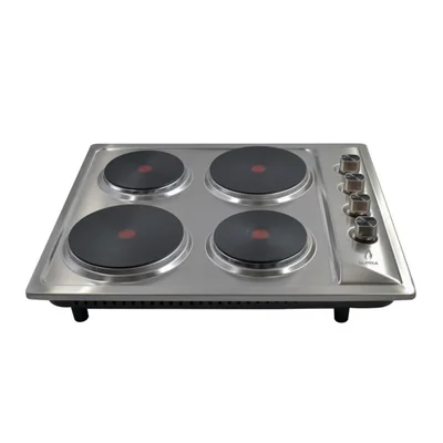 Parrilla eléctrica con 4 quemadores SUPRA 4P TRAMONTO acero inoxidable