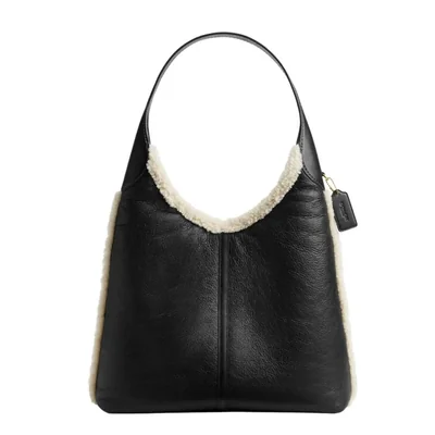 Bolso para mujer Coach Brooklyn 39 cm Cuero de Borrego Negro