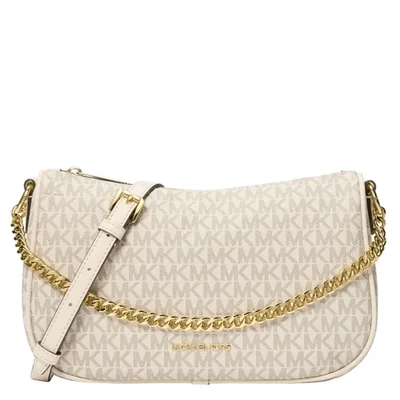 Bolso Michael Kors Carmela Mediano Crema Claro