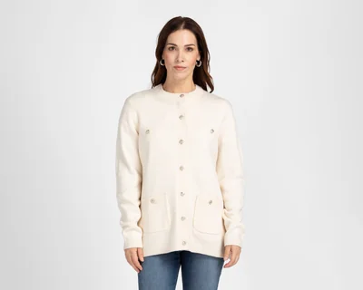 Cárdigan Beige Lady Sun para Mujer