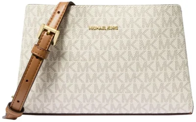 Bandolera Michael Kors Ruthie Pequeña Vainilla/Roble
