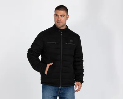 Chamarra Capitonada CAT para Hombre