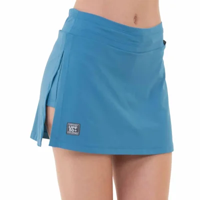 Falda Short Liso Corte Recto para Mujer