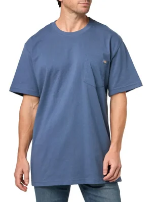 CAMISETA Dickies de Algodón Grueso de Manga Corta con Bolsillo – Corte Relajado