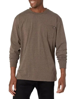 CAMISA Dickies XL Marrón Chocolate Heather
