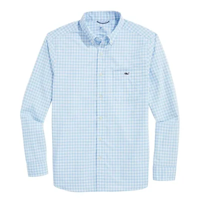 Camisa Vineyard Vines de nailon a cuadros gingham On-The-Go