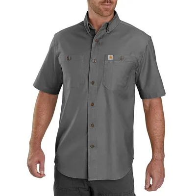 Camisa Carhartt Windham Relaxed SS Gravel (talla M)