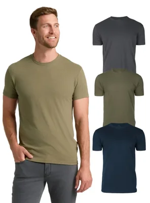Camisetas True Classic M (pack de 3) cuello redondo manga corta
