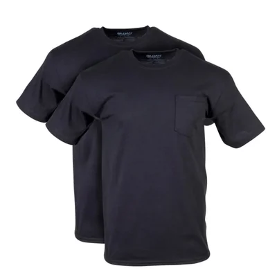 Camiseta Gildan pack de 2 negra talla 3XL EE. UU.