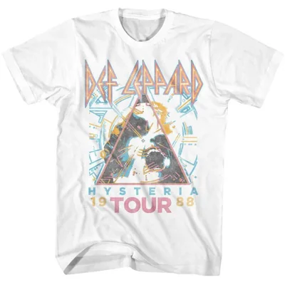 CAMISETA American Classics Def Leppard LG Blanca