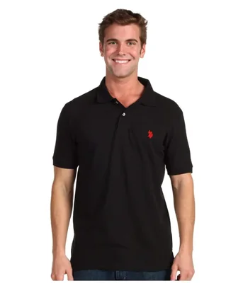 Camisa Polo U.S. POLO ASSN. Talla S Negra de 2 Botones