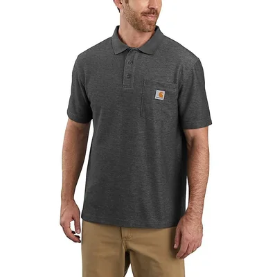 Polo Carhartt Hombre 3XL Alto – Carbon Heather