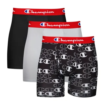 Boxer Champion 3‑Pack Ligero y Elástico para Hombre