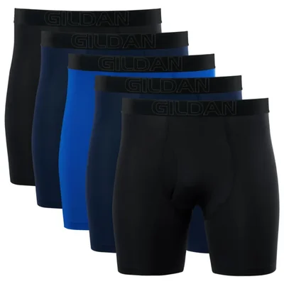 Calzoncillos Gildan talla XL (5 unidades) negro azul marino y royal