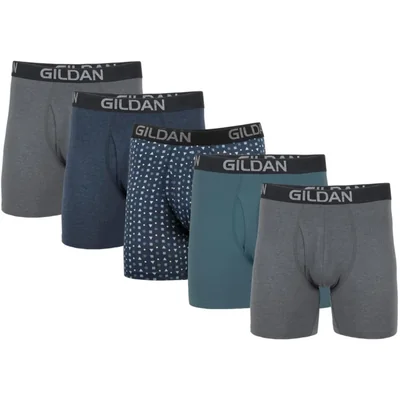 Calzoncillos tipo bóxer Gildan XL (5 unidades) algodón stretch