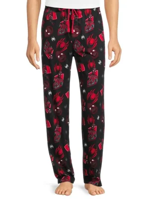 Pantalones de pijama Bioworld con estampado de Miles Morales – Talla Grande