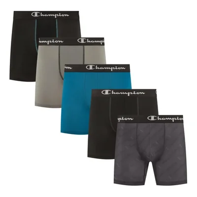 Bóxer Champion 5‑pack de alto rendimiento 15 cm