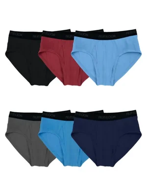 Calzoncillos Hombre Fruit of the Loom Paquete de 6 Medianos Surtidos