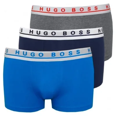 BOXER TRUNK HUGO BOSS COTTON PACK DE 3 PARA HOMBRE GAA 763106