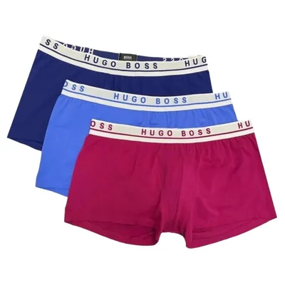 BOXER TRUNK HUGO BOSS COTTON PACK DE 3 PARA HOMBRE 50381120