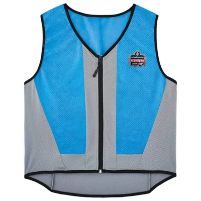 Chaleco refrigerante Ergodyne XXL azul de material PVA