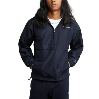 Chaqueta plegable Champion Stadium azul marino (talla mediana)