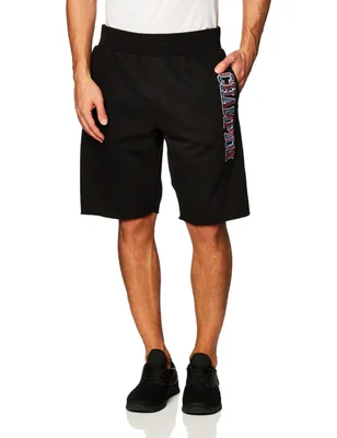Pantalones cortos Champion 25 cm de tejido inverso con logo 3D negro