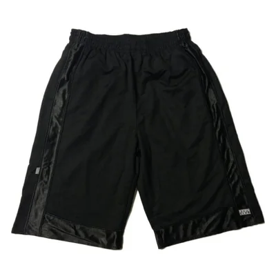 Shorts Pro Club Talla Grande Negro de Malla para Baloncesto